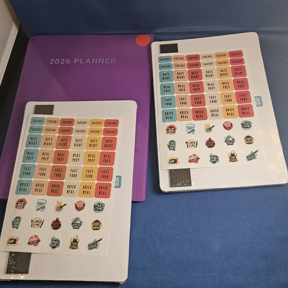 2026 Planner + Weekly Meal Planning Pads Bundle